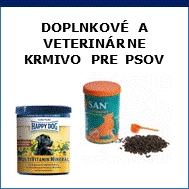 doplnkové a veteriálne krmivo psy